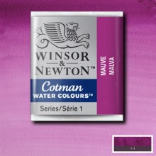 Winsor & Newton Cotman Half Pan Watercolours Mauve