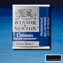Winsor & Newton Cotman Half Pan Watercolours Prussian Blue
