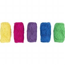 Cotton Yarn Colourful 5x20g