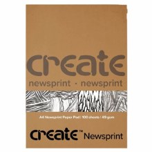 Create Newsprint Pad A4 Create Newsprint Pad A4