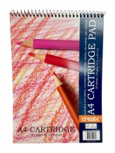 CREATE 110gsm A4 Cartridge Pad CREATE 110gsm A4 Cartridge Pad