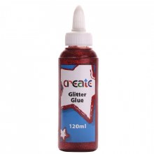 Create Glitter Glue Red