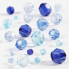 Additional picture of Crystal Bead Mix Blue