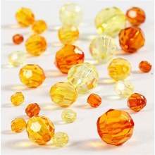 Crystal Bead Mix Orange Crystal Bead Mix Orange