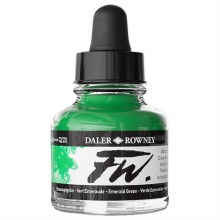 Daler Rowney FW Ink 29.5ml Emerald Green Daler Rowney FW Ink 29.5ml Emerald Green