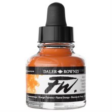 Daler Rowney FW Ink 29.5ml Flame Orange