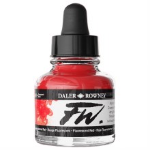 Daler Rowney FW Ink 29.5ml Fluorescent Red