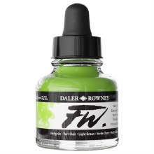 Daler Rowney FW Ink 29.5ml Light Green Daler Rowney FW Ink 29.5ml Light Green