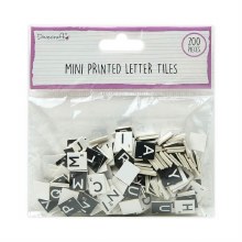 Additional picture of Dovecraft - Mini Letter Tiles Black & White 200