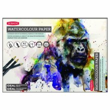 Derwent A2 Gummed Watercolour Pad 300gsm