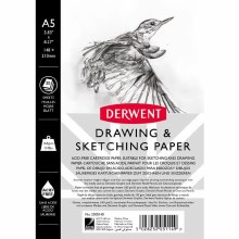 Derwent A5 Drawing & Sketching Portrait Pad Derwent A5 Drawing & Sketching Portrait Pad