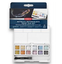 Derwent Metallic Paint Pan set of 12 HP Derwent Metallic Paint Pan set of 12 HP