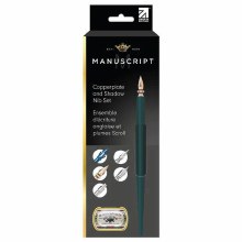 Manuscript Dip Pen Copperplate & Shadow Nib Set