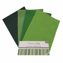Dovecraft 8 x A4 Felt Greens