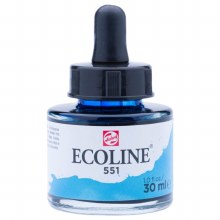 Ecoline Liquid Watercolour 30ml Sky Blue Light 551