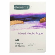 Elements A3 Mixed Media Pad 250gsm