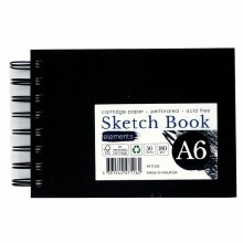 Elements A6 Spiral Hardback Sketchbook Landscape 180gsm