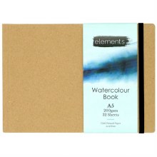 Elements A5 Hardback Watercolour Book Elements A5 Hardback Watercolour Book