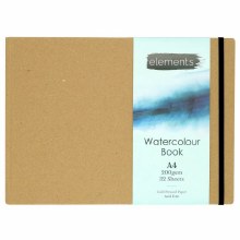 Elements A4 Hardback Watercolour Book Elements A4 Hardback Watercolour Book