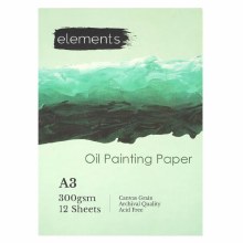 Elements Oil Painting Paper Pad A3