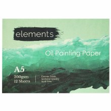 Elements Oil Painting Paper Pad A5