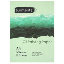 Elements A4 Oil Painting Paper Pad