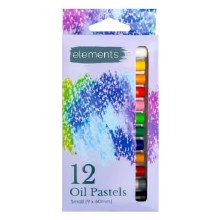 Elements Slim Oil Pastels 12s