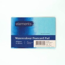 Elements Watercolour Pad A5 Postcard 300gsm