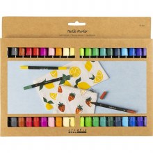 Fabric/Textile Marker Set of 20 Twin Tips