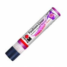 Marabu 25ml Fashion Liner Shimmer Raspberry 505