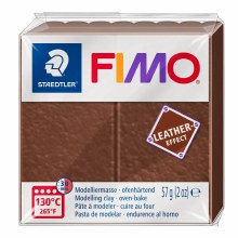 Fimo Leather Effect 57g Nut