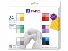 Additional picture of Fimo Effect Basic Colour 8013 Set of 24 x 25g