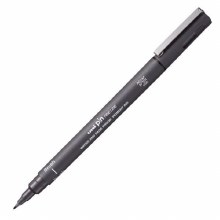 Uni Pin Fine Line Pen - Brush Dark Grey Uni Pin Fine Line Pen - Brush Dark Grey