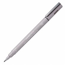 Uni Pin Fine Line Pen - Brush Light Grey Uni Pin Fine Line Pen - Brush Light Grey