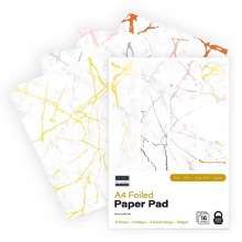 First Edition A4 Foiled Paper Pad White