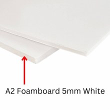 A2 Foamboard 5mm White (Min 3 Sheets)