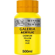 Winsor & Newton Galeria 500ml Cadmium Yellow Pale Hue Winsor & Newton Galeria 500ml Cadmium Yellow Pale Hue
