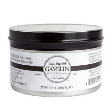 Gamblin Etching Ink 454g - Stiff Portland Black