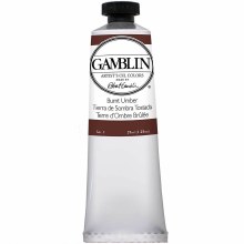 GAMBLIN ARTIST'S OIL 37ml BURNT UMBER GAMBLIN ARTIST'S OIL 37ml BURNT UMBER