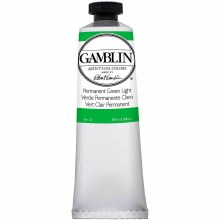 GAMBLIN ARTIST'S OIL 37ml PERMANENT GREEN LIGHT GAMBLIN ARTIST'S OIL 37ml PERMANENT GREEN LIGHT