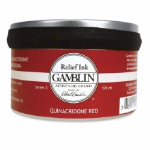 Gamblin Relief Printing Ink 175ml - Quinacridone Red