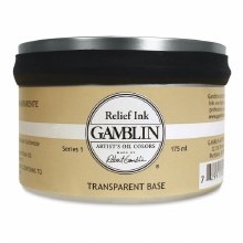 Gamblin Relief Printing Ink 175ml - Transparent base Gamblin Relief Printing Ink 175ml - Transparent base