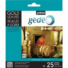 Gedeo Pack of 25 Gold Gilding Leaves