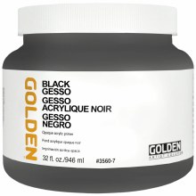 Golden Black Gesso 946ml