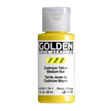 Golden Fluid 30ml Cadmium Yellow Medium Hue Golden Fluid 30ml Cadmium Yellow Medium Hue
