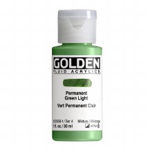 Golden Fluid 30ml Permanent Green Light Golden Fluid 30ml Permanent Green Light