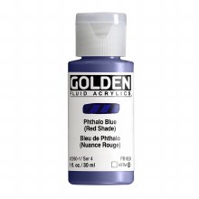 Golden Fluid 30ml Phthalo Blue Red Shade Golden Fluid 30ml Phthalo Blue Red Shade