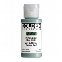 Golden Fluid 30ml Phthalo Green Blue Shade Golden Fluid 30ml Phthalo Green Blue Shade