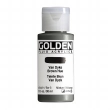 Golden Fluid 30ml VanDyke Brown Hue Golden Fluid 30ml VanDyke Brown Hue