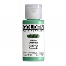 Golden Fluid 30ml Viridian Green Hue Golden Fluid 30ml Viridian Green Hue